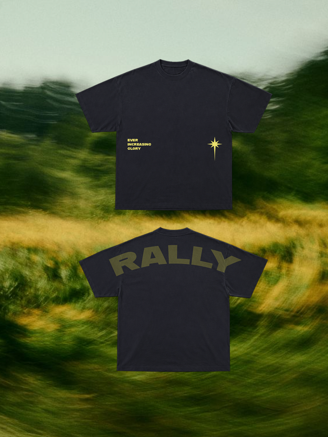 THE RALLY 2026 Charcoal Tee